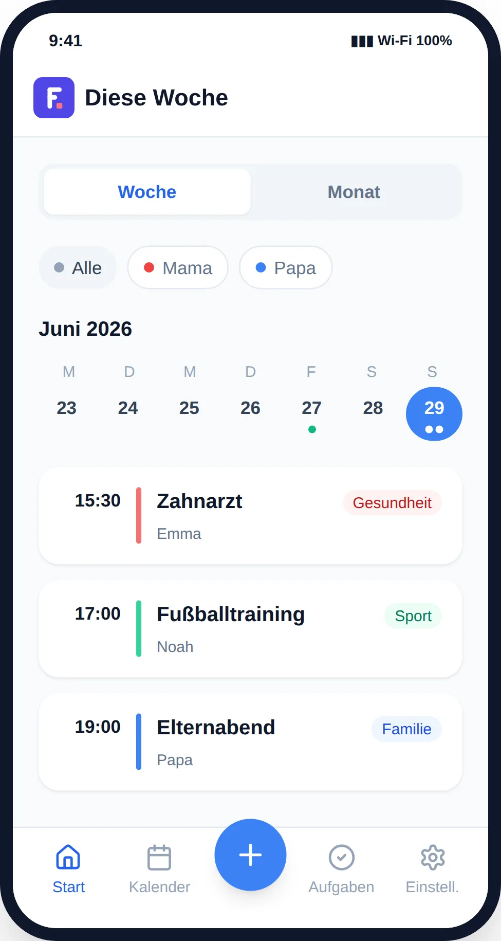 Everyone's schedule, in sync